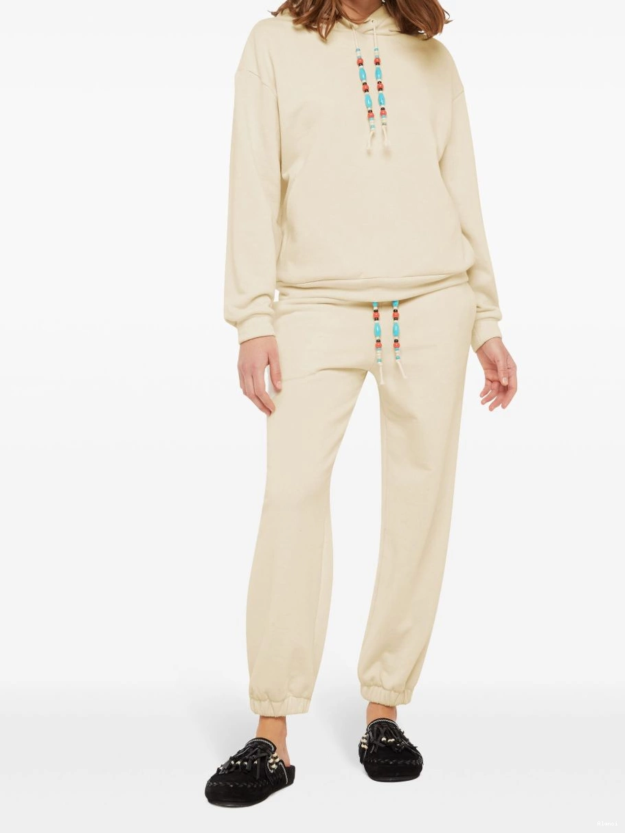 Cheap Terry hoodie French Women Alanui drawstring 0629